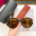 Gafas de sol de carey de gran tamaño