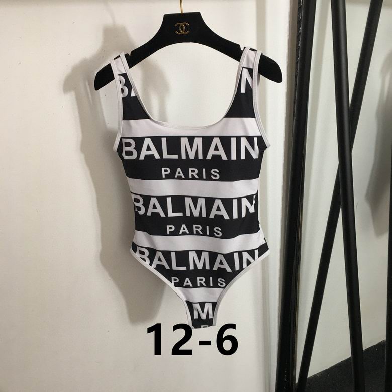 Traje de baño con monograma estampado