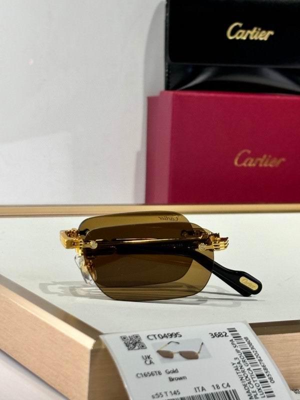 Gafas de sol rectangulares plegables sin montura