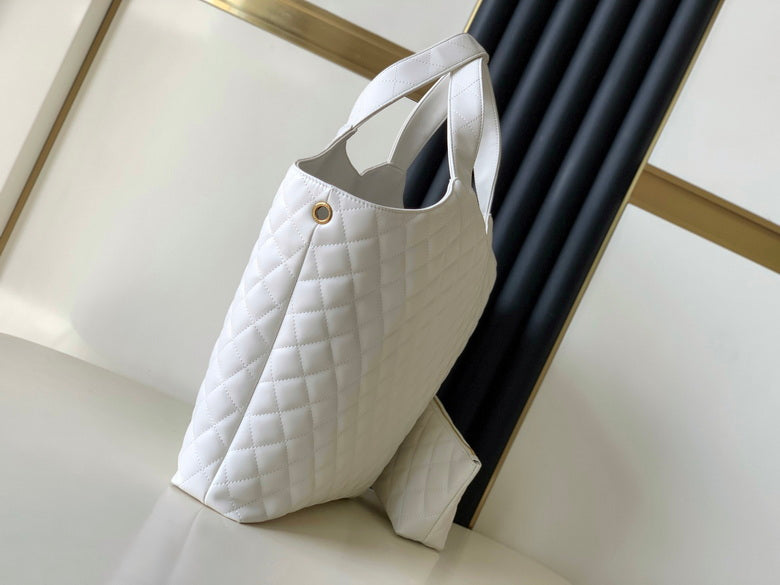 Bolso tote de cuero negro