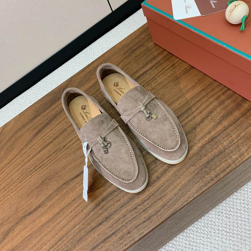 Mocasines de gamuza beige