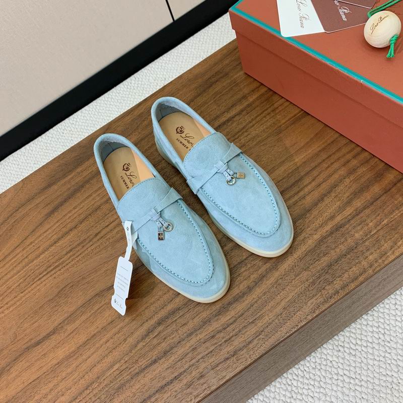 Zapatos náuticos azul pálido