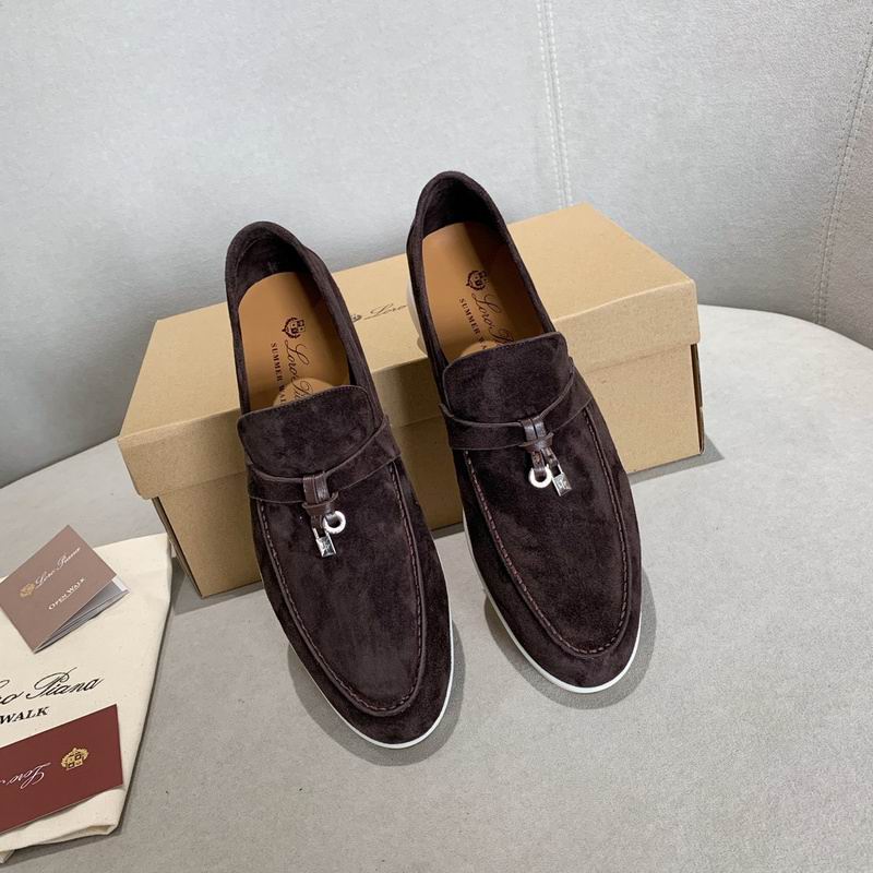 Mocasines Penny de gamuza marrón oscuro