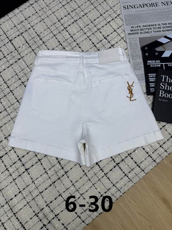 High-waisted shorts