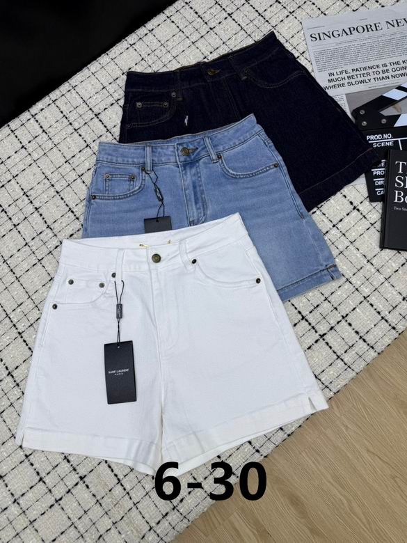 High-waisted shorts