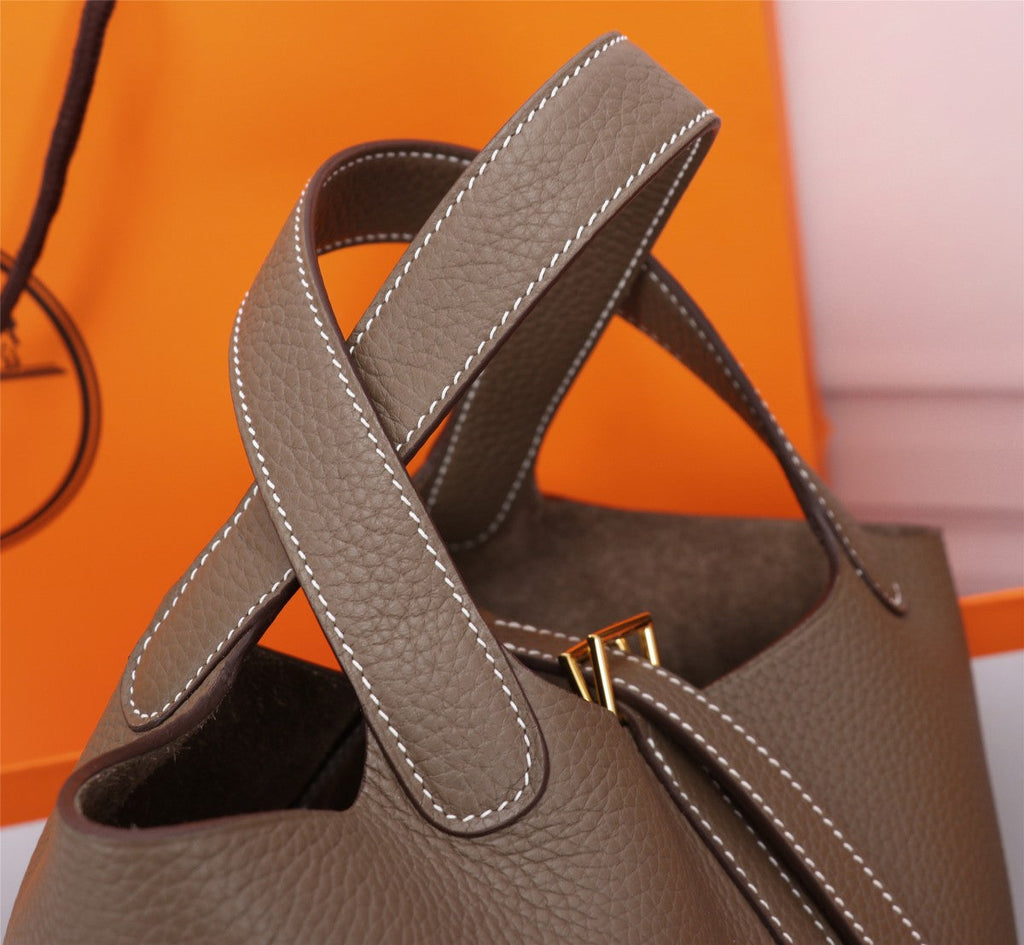 Taupe Bucket Bag